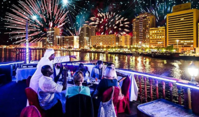 New Year Evening Dhow Cruise Dubai Marina