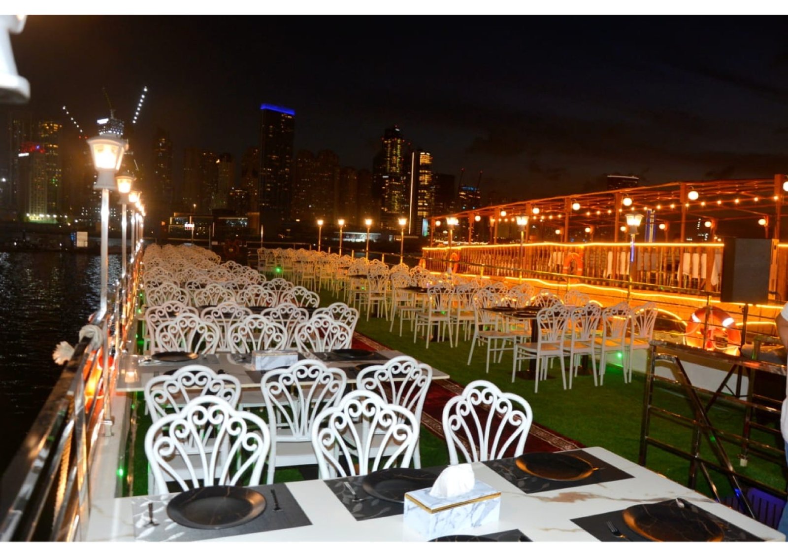 Marina Star Fiber Dhow Cruise in Dubai