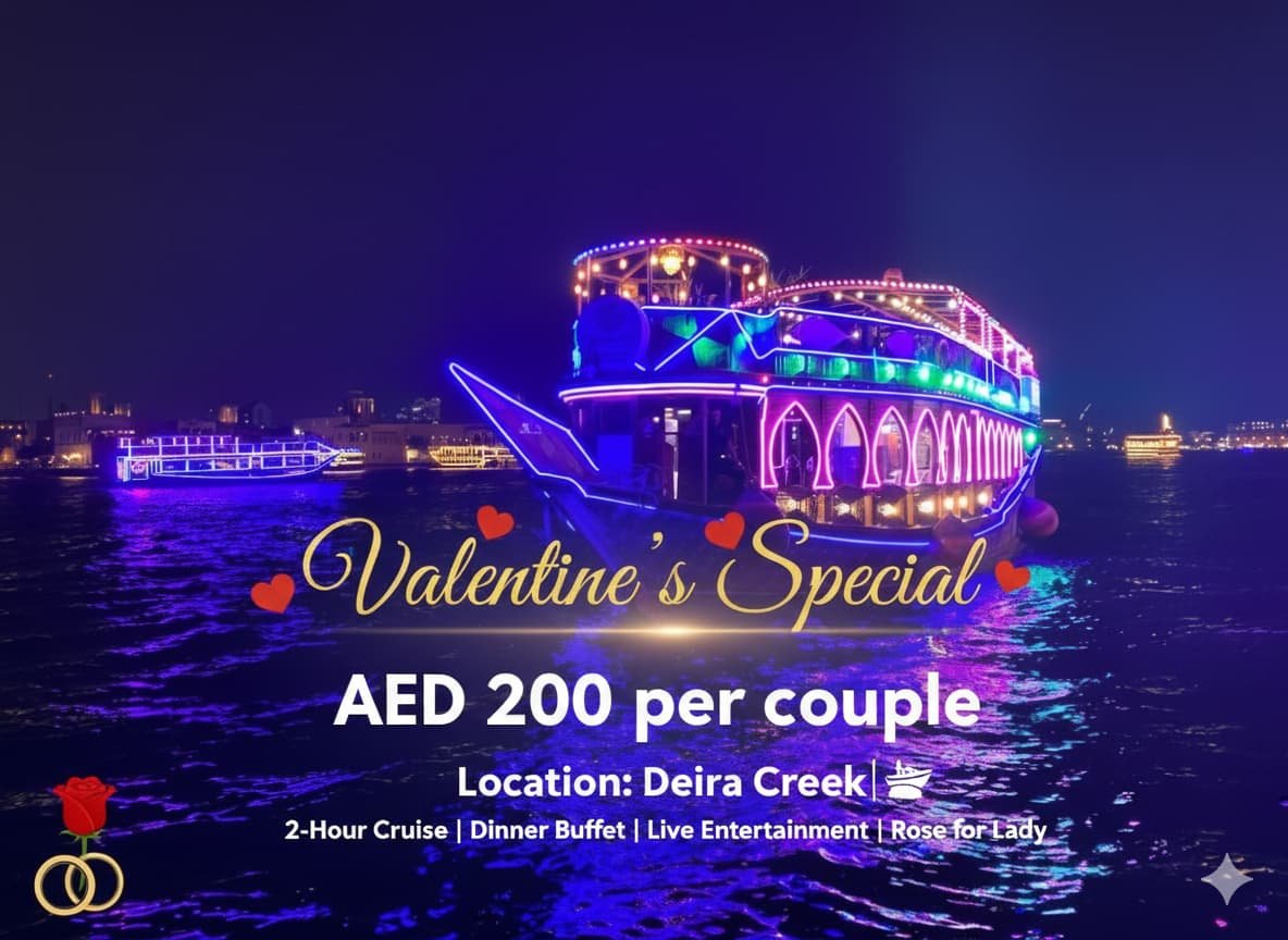 Valentines Day Dhow Cruise Dubai