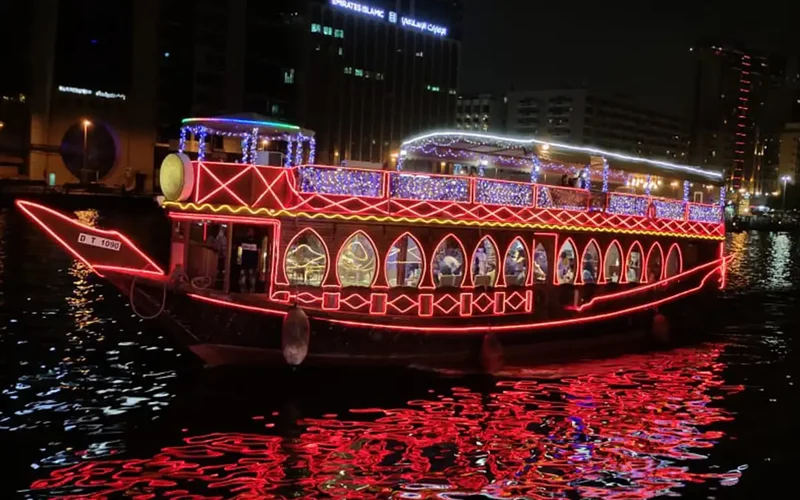 Wooden Dhow Cruise Dubai Deira Creek