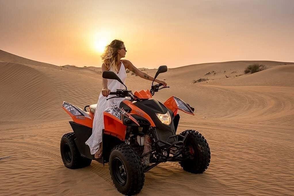 Evening Desert Safari With BBQ Dinner And Quad Bike