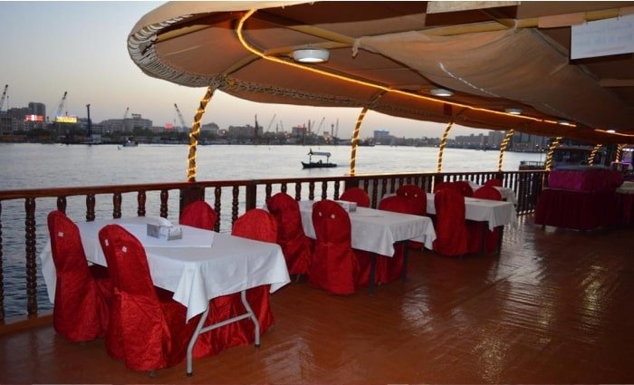 Wooden Dhow Cruise Dubai Deira Creek