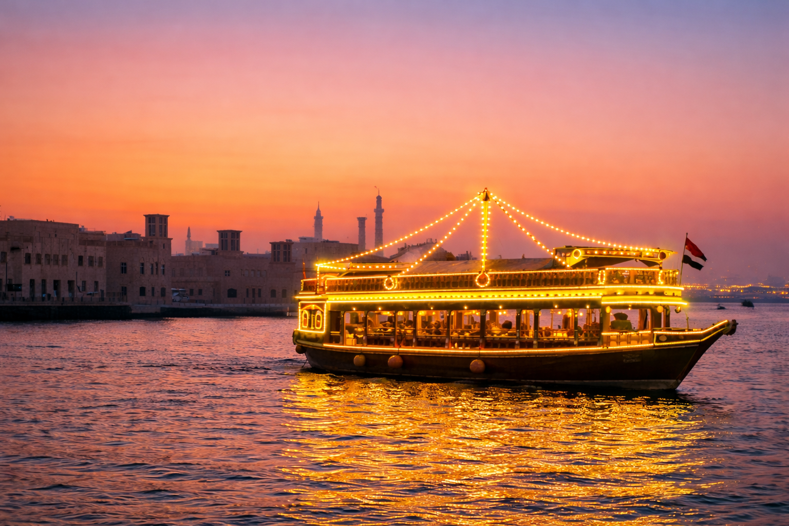 Dhow Cruise Creek Dinner in Dubai